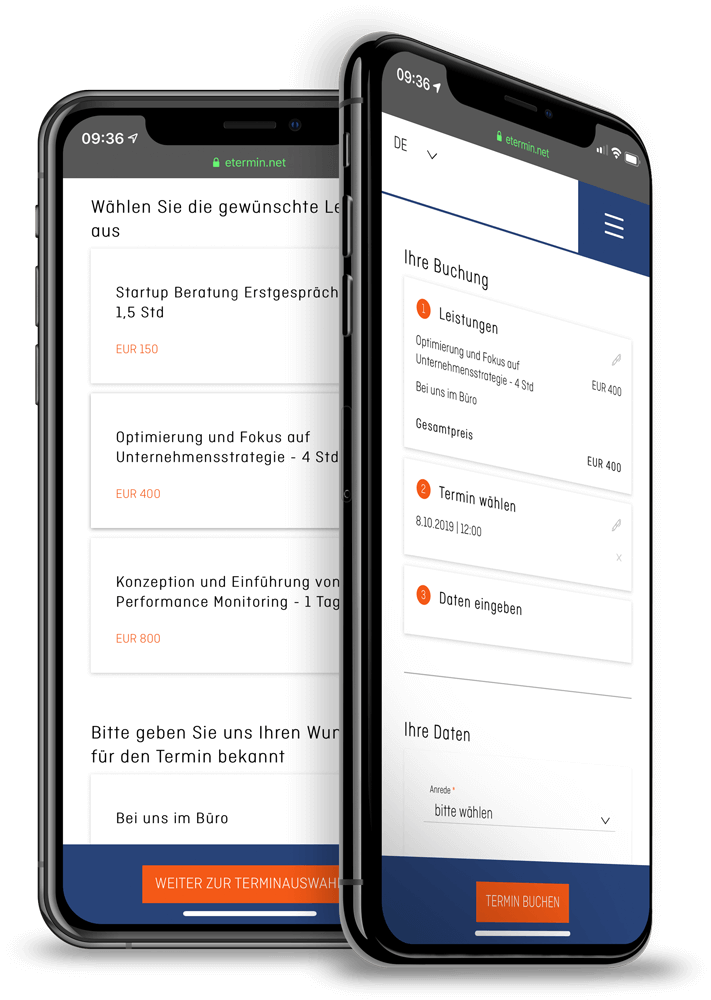 Online Terminplaner und Terminbuchung für Betriebsräte und Arbeitsmediziner